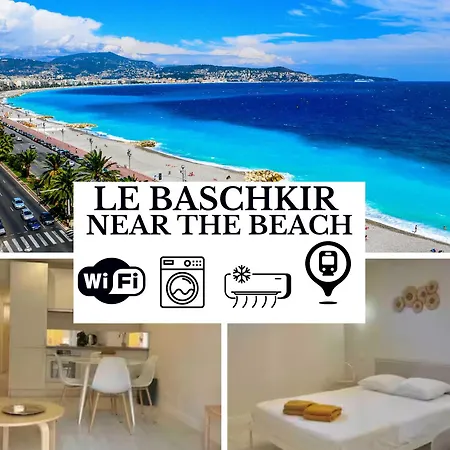 Le Bashkir - Ac - Wifi -terrasse - Pres - Tram Et Supermarches * Nice