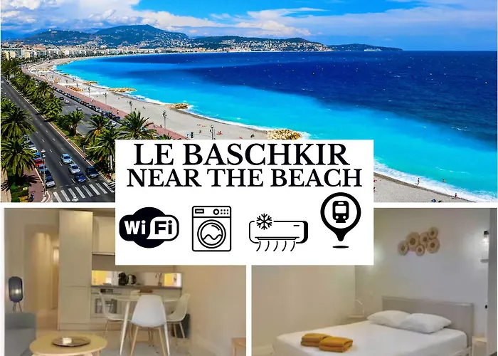 Le Bashkir - Spacieux Avec Terrasse - Wifi - Pres Et Aeroport - Tram Et Supermarches * ניס